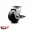 Service Caster 4 Inch Glass Filled Nylon Swivel Caster with Roller Bearing and Brake SCC SCC-20S420-GFNR-TLB - alternate 6